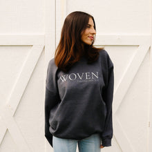 Load image into Gallery viewer, Grey WOVEN Sweatshirt PRE-ORDER!