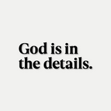 God Is in the Details Decal