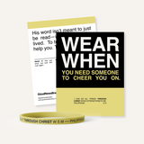 WearWhen: You Need Someone to Cheer You On